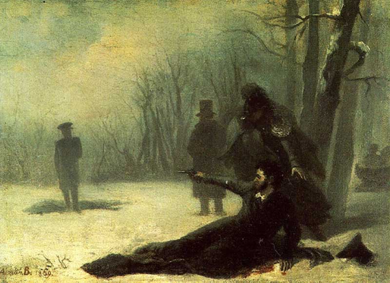 В ноябре 1836 года Пушкин получил анонимное письмо о том, что его жена неверна ему.