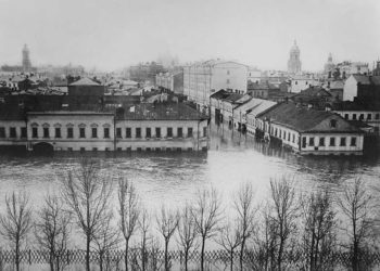 Московское наводнение 1908 года: как город стал русской Венецией